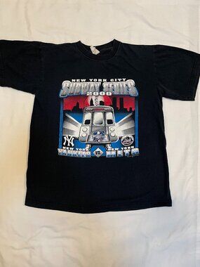 New York City Subway Series 2000 T Shirt Mens Medium World Series NYM NYY